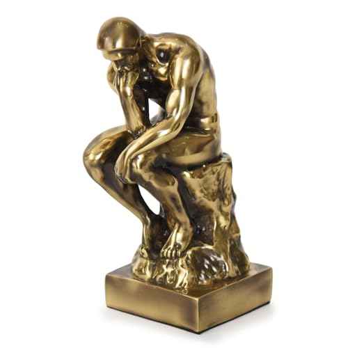 The Thinker Statue in Premium Cold Cast Bronze Museum Grade Collectible Figurine