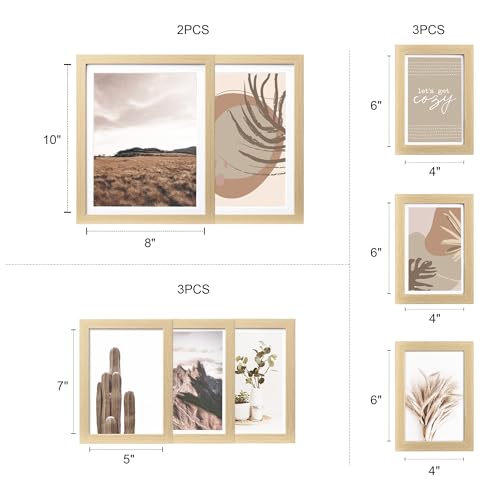 8Pack Picture Frames Set for Wall Decor