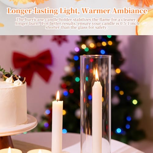 Hurricane Glass Candle Holders