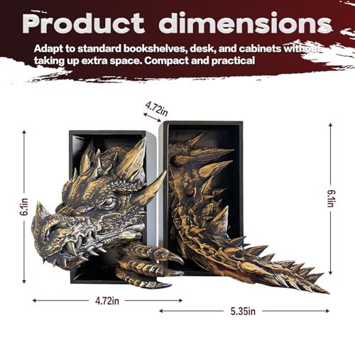 Dragon Bookshelf Decor