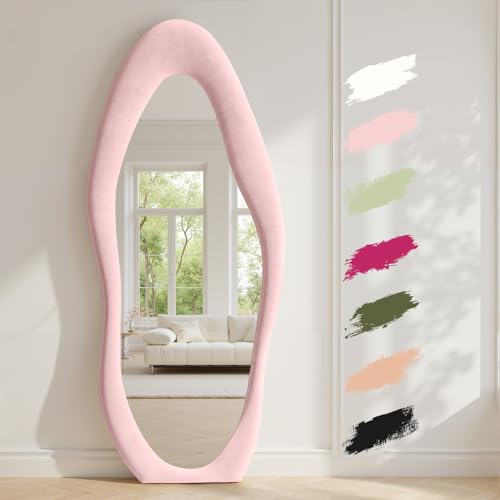 Full Length Mirror Irregular Wavy Full Body
