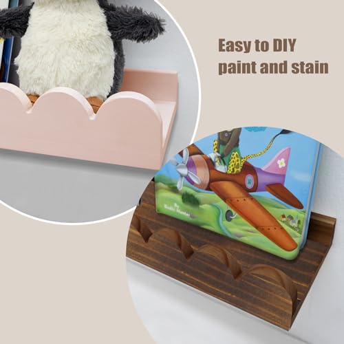 Kids Bookshelf for Wall