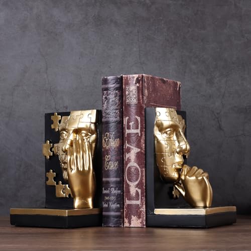 Gold Thinker Bookends
