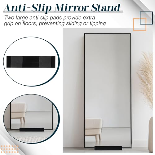 Floor Mirror Stand Wooden