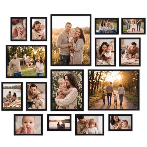 Multi Sizes Picture Frame for Wall and Tabletop Display