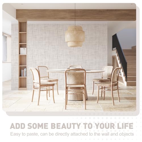 Light Color Grasscloth Wallpaper