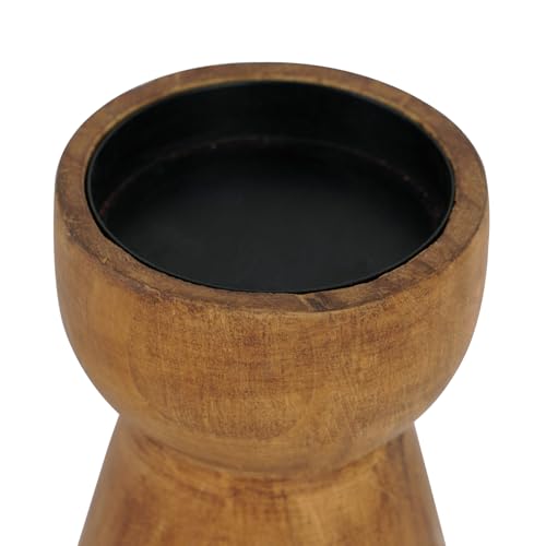 Farmhouse Wooden Candle Holders Set of 2