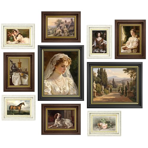 Vintage Picture Frames Collage Set