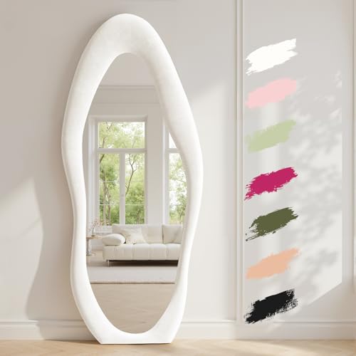 Full Length Mirror Irregular Wavy Full Body