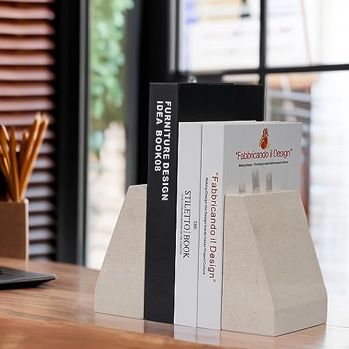 Marble Bookends for Shelves