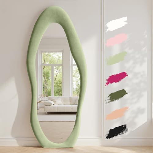 Full Length Mirror Irregular Wavy Full Body