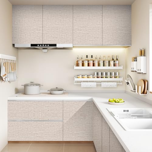 Peel and Stick Wallpaper Grasscloth Contact Paper Self