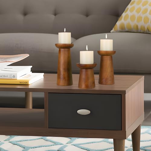 Pillar Candle Holders Set of 3