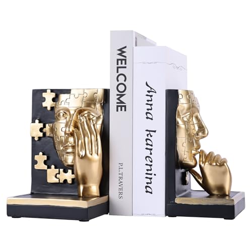 Gold Thinker Bookends