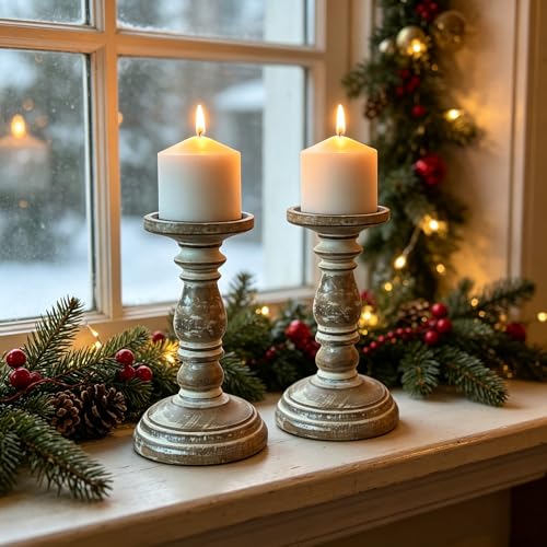 Wood Candle Holder. Ideal Gift and Use for Weddings