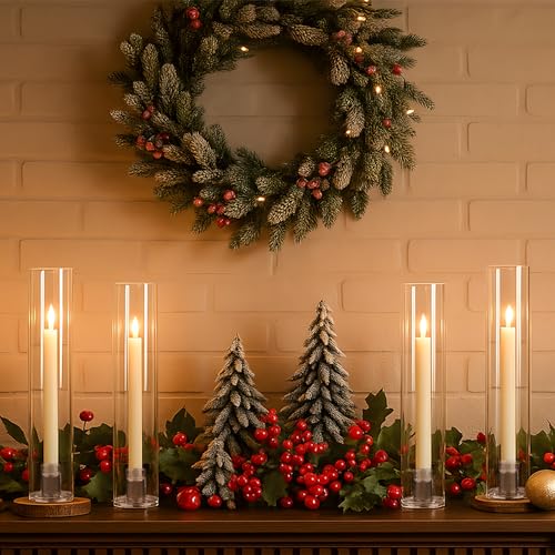 Hurricane Candle Holder Glass
