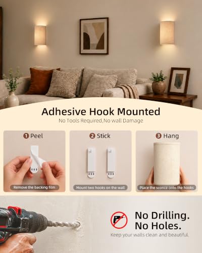 Battery Operated Wall Sconce