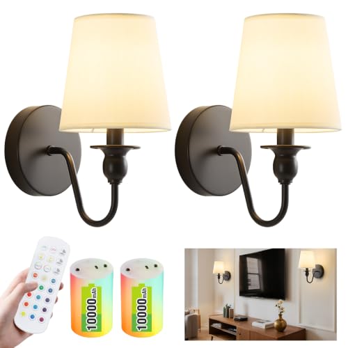 Battery Operated Wall Sconce