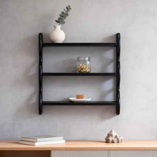 100% Solid Wood Wall Shelf 3