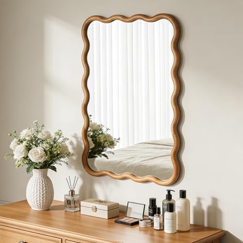 Full Length Wood Mirror Wall Mounted