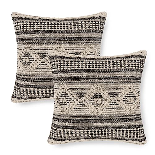 REDEARTH · Textured Throw Pillow Cushion Covers