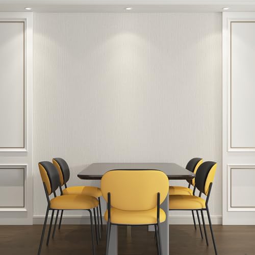 Wallpaper Grasscloth Peel and Stick Wallpaper Fabric Textured Contact Paper Faux Linen Wallpaper Vintage Matte Frosted Waterproof Wallpaper for Bedroom Bathroom Kitchen