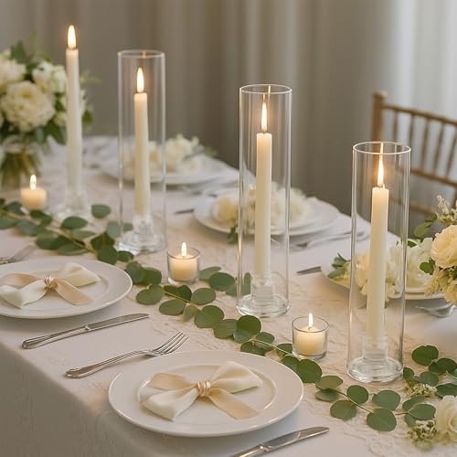 Hurricane Candle Holder Glass