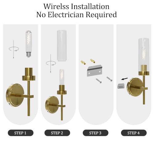 Battery Operated Wall Sconce