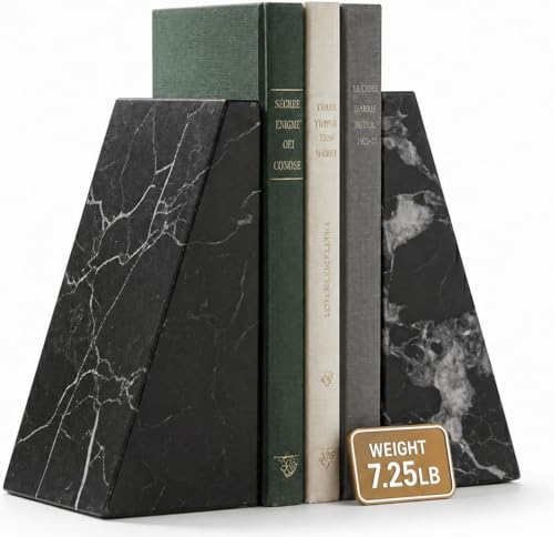 Genuine Marble Bookends