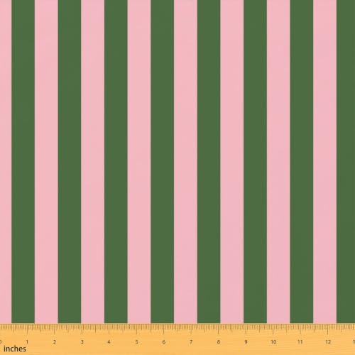 Pink Red Gingham Fabric by The Yard Checkered Soft Flannel Polyester Fabrics for Chairs Sofa
