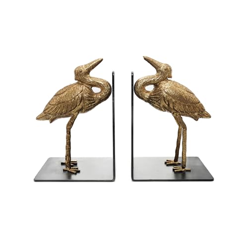 Crane Decorative Bookend Set