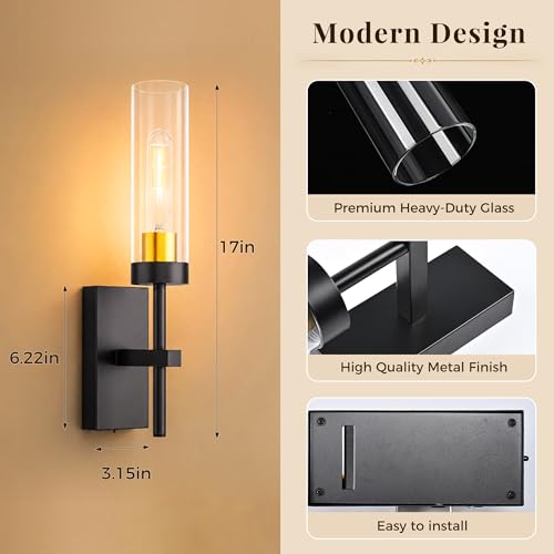10000mAh Battery Operated Wall Sconces Set of 2