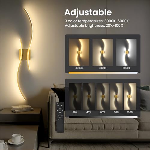 10000mAh Battery Operated Wall Sconces Set of 2
