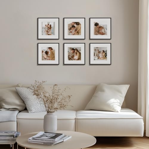 Aluminum Gallery Wall Frame Set with Glass Cover