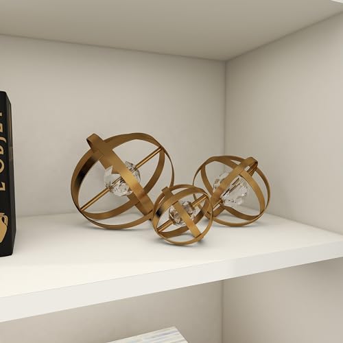Modern Metal Geometric Sculpture