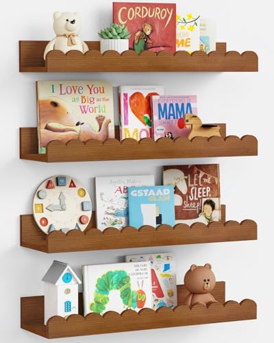 Nursery Book Shelves Set of 4