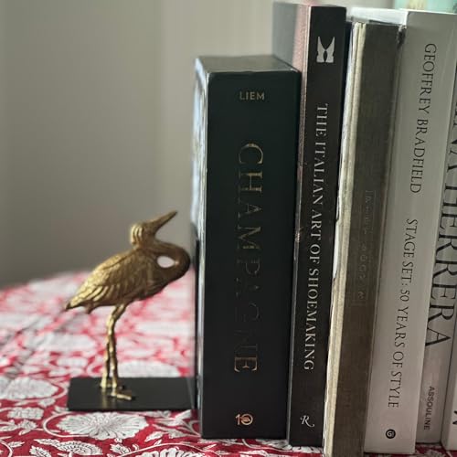 Crane Decorative Bookend Set