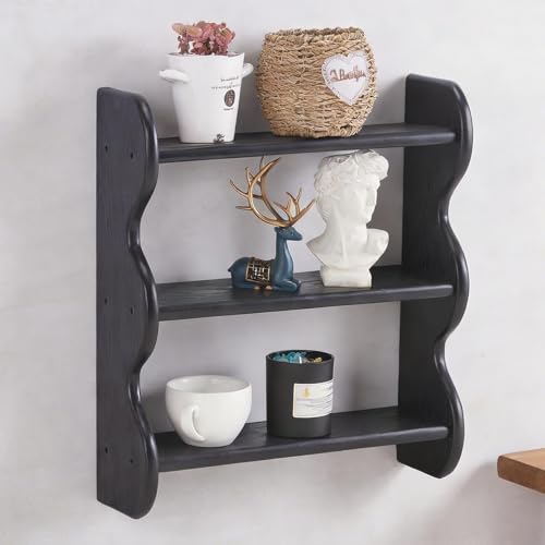 100% Solid Wood Wall Shelf