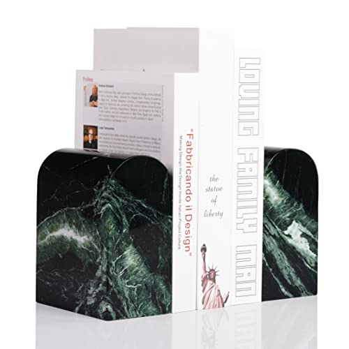 Luxury Marble Bookends for Shelves