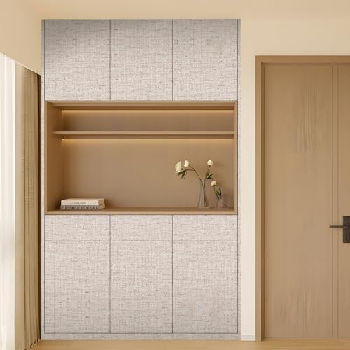 Peel and Stick Wallpaper Grasscloth Contact Paper Self