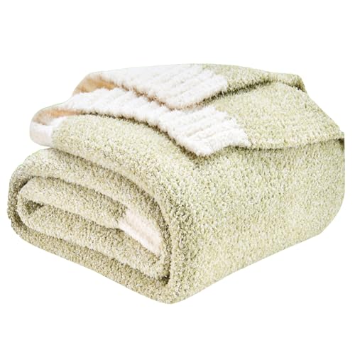 Super Soft Fullfy Microfiber Reversible Knitted Blankets