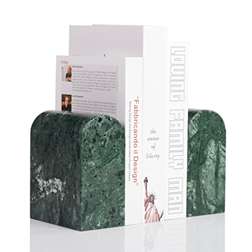 Luxury Marble Bookends for Shelves