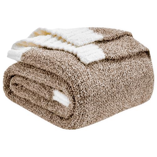 Super Soft Fullfy Microfiber Reversible Knitted Blankets