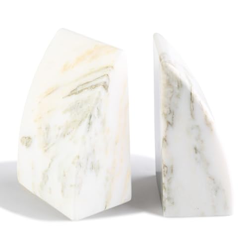 Marble Bookends for Shelves