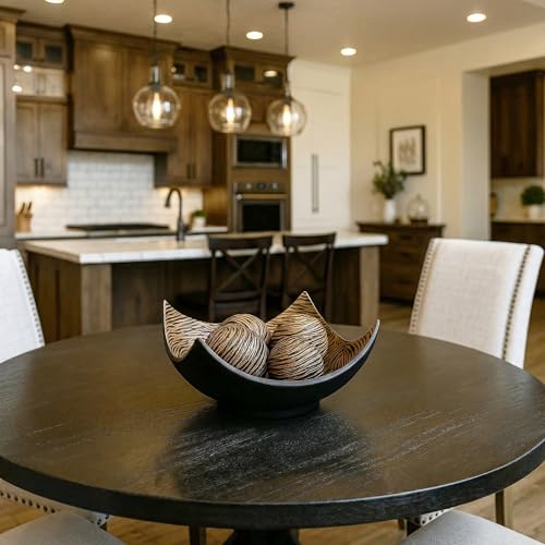 Centerpiece Decorative Bowl with Balls for Home Decor