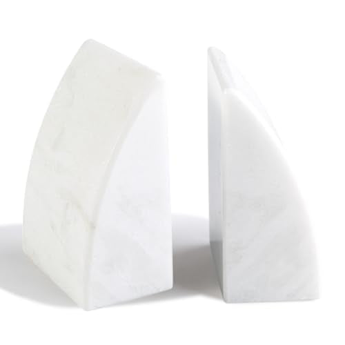 Marble Bookends for Shelves