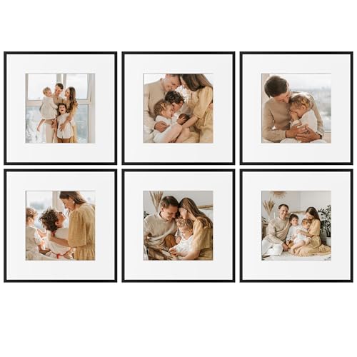 Aluminum Gallery Wall Frame Set with Glass Cover