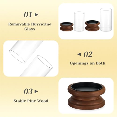 Hurricane Glass Candle Holder