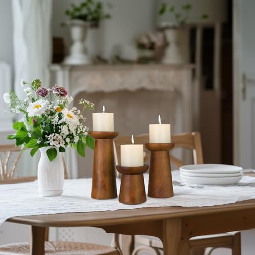 Pillar Candle Holders Set of 3