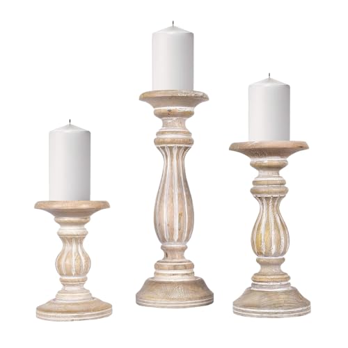 Wood Candle Holder Bundle